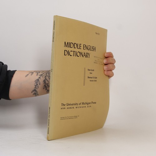 Middle english dictionary - english,
