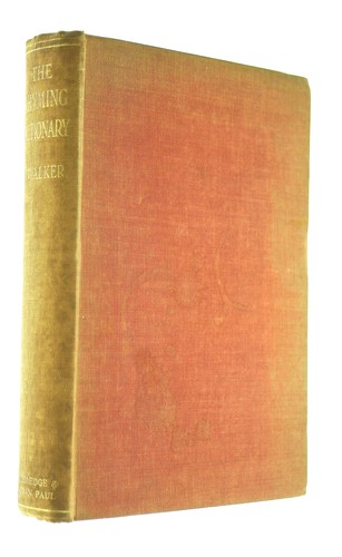 The rhyming dictionary - dictionary,
