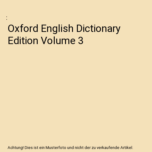 Oxford english dictionary - oxford,