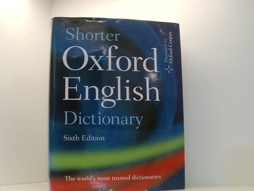 Shorter oxford english - shorter,