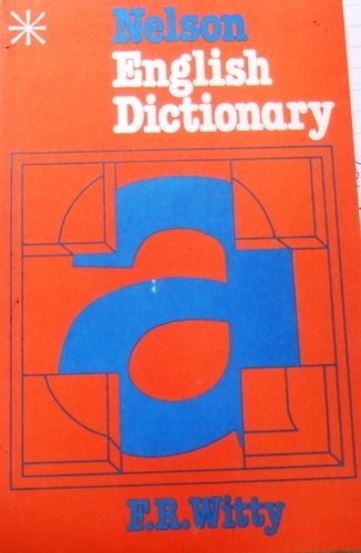 Nelson english dictionary - nelson,