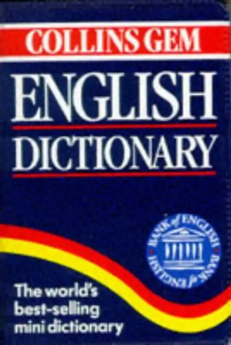 Collins gem english dictionary - gem,