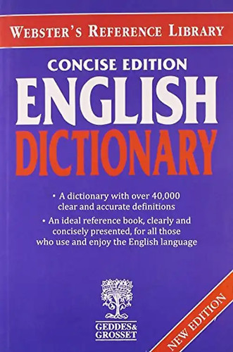 Websters concise english - concise,