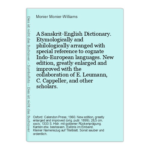 Sanskrit english dictionary - a, sanskrit-english